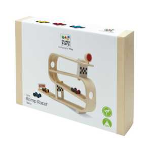 Wooden Ramp Racer Car Play Set