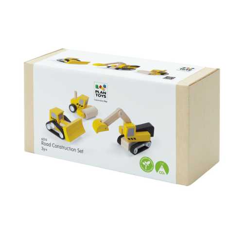 Wooden Road Construction Playset