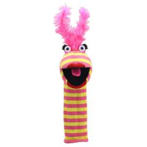 Eco Knitted Puppet: Lipstick