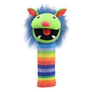Eco Knitted Puppet: Rainbow