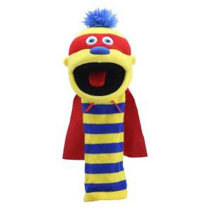 Eco Knitted Puppet: Zap