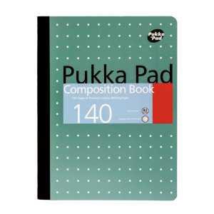 Metallic Composition Notebook, 9.75" x 7.5", 140 Pages
