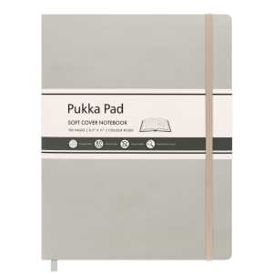 Pukka Soft Cover Lettersize College Ruled - Oatmeal