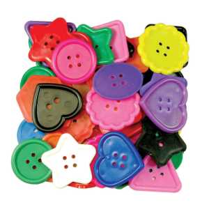 Really Big Buttons&trade;, 8 Shapes, 1 lb.