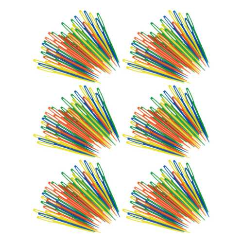 Plastic Lacing Needles, 32 Per Pack, 6 Packs
