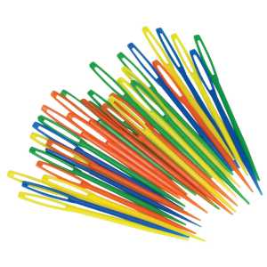 Plastic Lacing Needles, Pack of 32