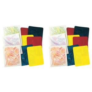 Dinosaur Rubbing Plates, 6 Per Pack, 2 Packs