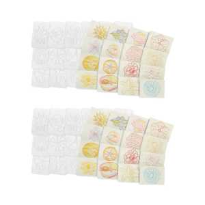 Flowers Rubbing Plates, 16 Per Pack, 2 Packs