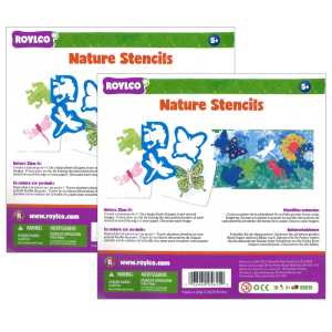Nature Stencils, 2 Packs