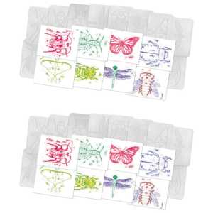 Rubbing Plates, Insects, 16 Per Pack, 2 Packs