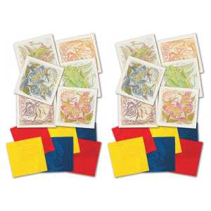 Bug Rubbing Plates, 6 Per Pack, 2 Packs