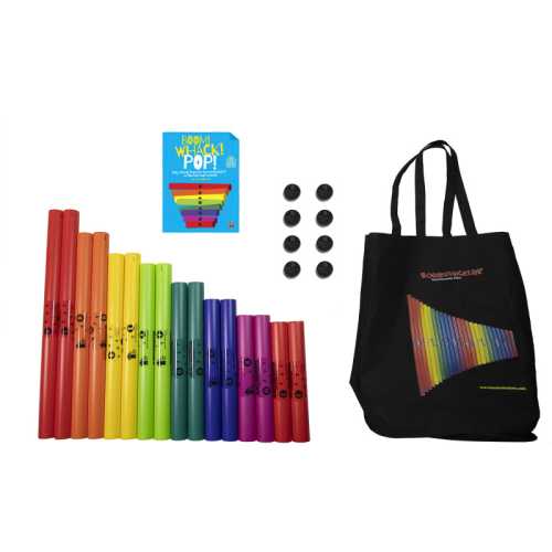 Boomwhacker Percussion Tubes Boom! Whack! Pop! Kit