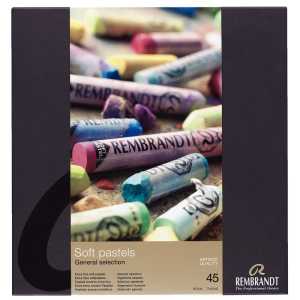 Soft Pastel Cardboard Box Set, General Selection, 45 Full Sticks