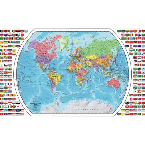 World Map with Flags, 49