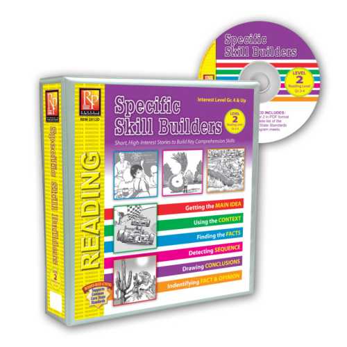 Specific Skill Builders: Level 2 (Binder & Resource CD)