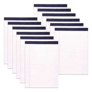 Legal Pad, Standard, White, Pack of 12