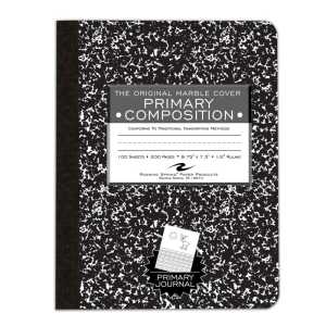 Marble Composition Book, Picture Story Ruled