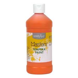 Little Masters&reg; Tempera Paint, Orange, 16 oz.