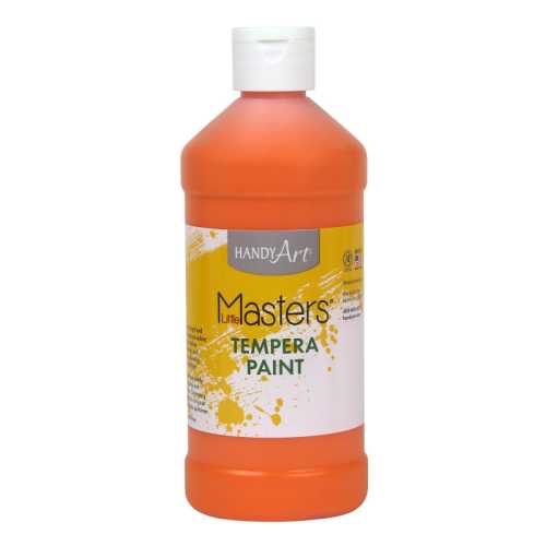 Little Masters&reg; Tempera Paint, Orange, 16 oz.