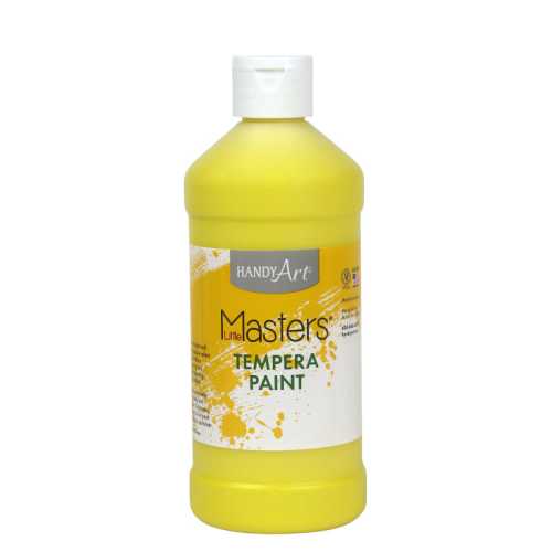 Little Masters&reg; Tempera Paint, Yellow, 16 oz.