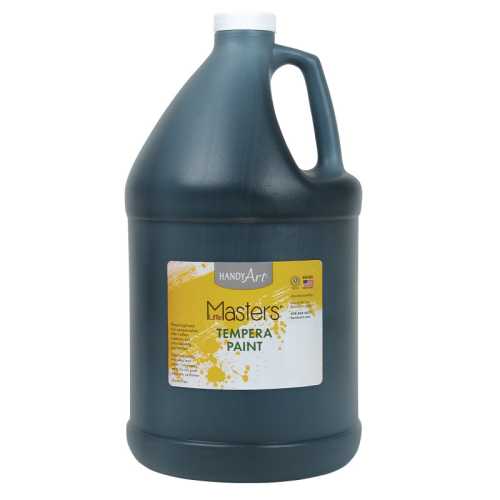 Little Masters&reg; Tempera Paint, Black, Gallon