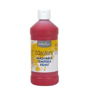 Little Masters&reg; Washable Tempera Paint, Red, 16 oz.