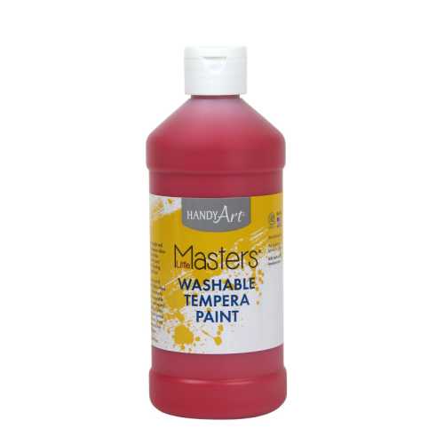 Little Masters&reg; Washable Tempera Paint, Red, 16 oz.