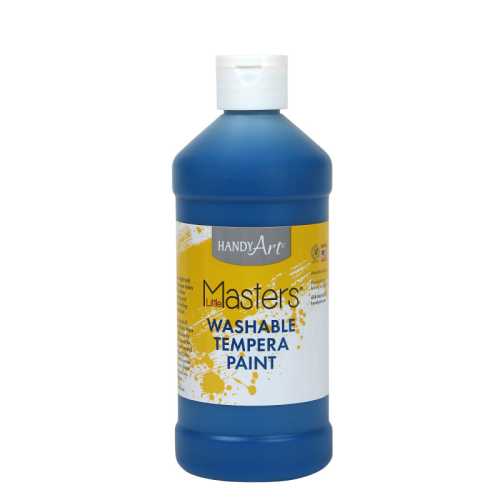 Little Masters&reg; Washable Tempera Paint, Blue, 16 oz.