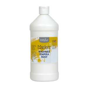 Little Masters&reg; Washable Tempera Paint, White, 32 oz.
