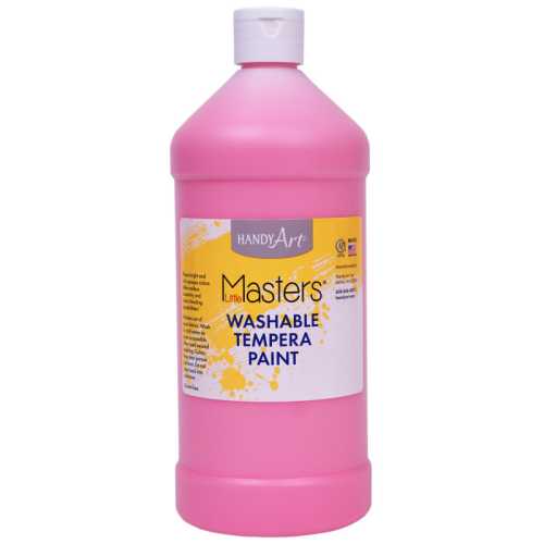 Little Masters&reg; Washable Tempera Paint, Pink, 32 oz.