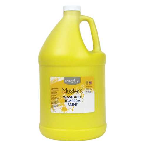 Little Masters&reg; Washable Tempera Paint, Yellow, Gallon