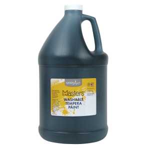 Little Masters&reg; Washable Tempera Paint, Black, Gallon