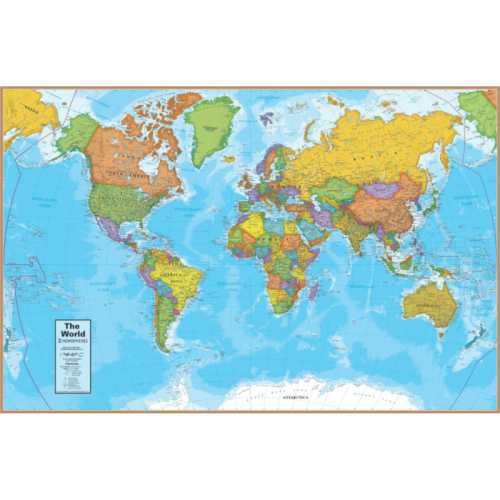 World Desk Mat/Giant Mouse Pad