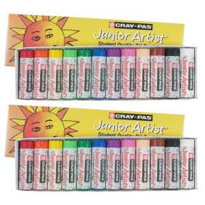 Cray-Pas Junior Artist, Chubbies, Assorted Colors, 12 Per Set, 2 Sets