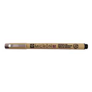 Pigma Micron Pen, Black, 0.30mm Size 02