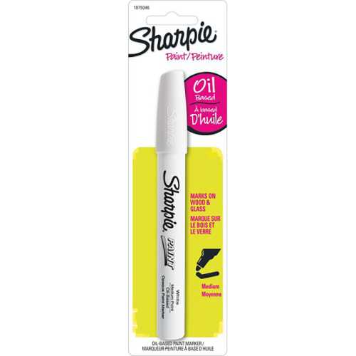 Oil-Based Paint Marker, Medium Tip, White