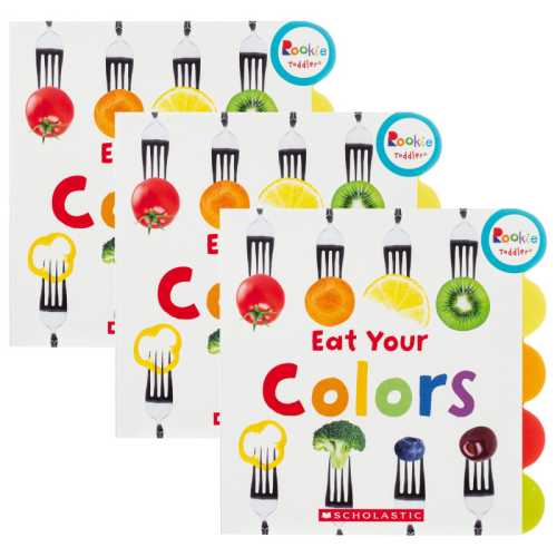 Rookie Toddler&reg; Board Book, Eat Your Colors, Pack of 3