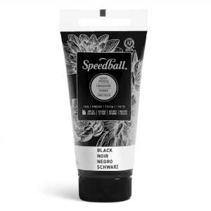 Water-Soluble Block Printing Ink, 1.25 oz, Black