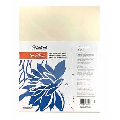 Unbleached Mulberry Fine Printmaking Paper, 9x12