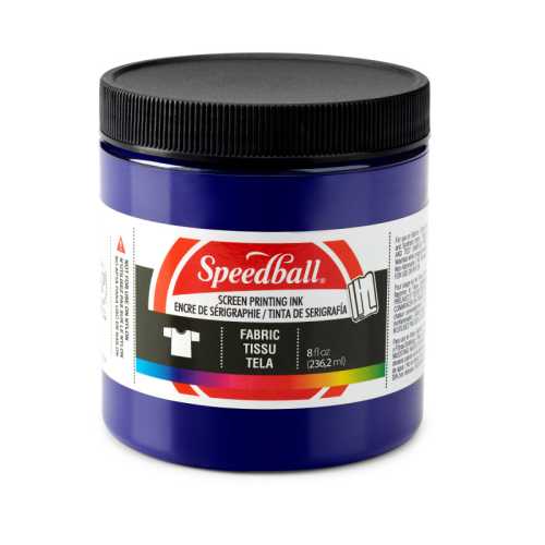 Fabric Screen Printing Ink, 8 oz, Violet