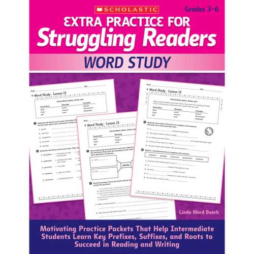 Extra Practice for Struggling Readers: Word Study