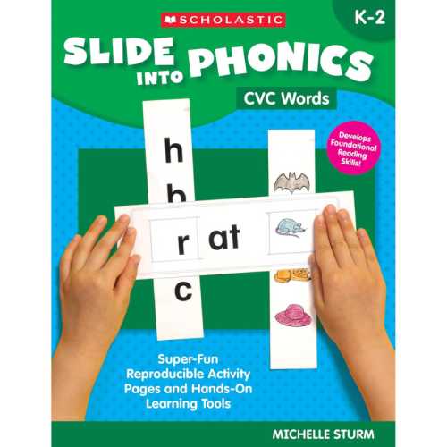 Slide Into Phonics: CVC Words Activity Book