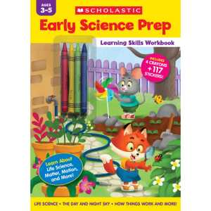 Early Science Prep Learning Skills Workbook, Stickers & Crayons Included