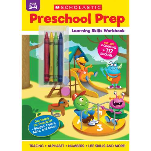 Preschool Prep Learning Skills Workbook, Stickers & Crayons Included
