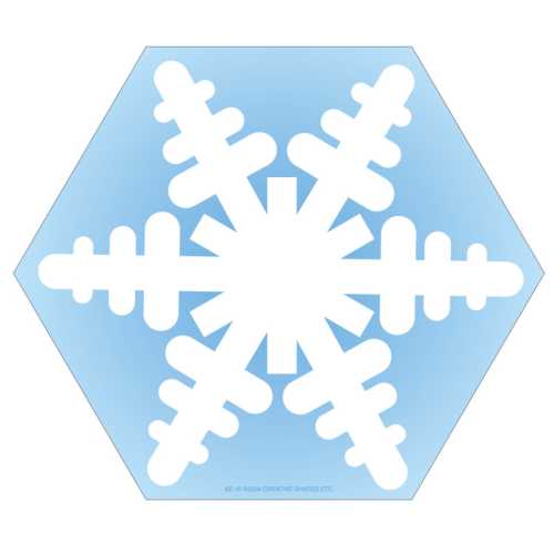 Notepad, Snowflake, Large, 5
