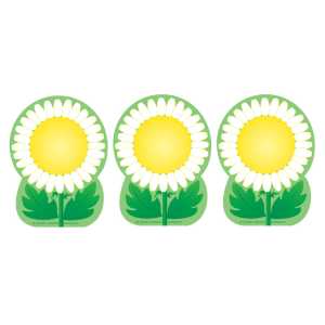Creative Shapes Notepad, Daisy, Mini, Pack of 3