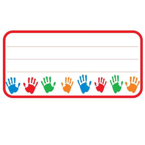 Hands Nametags, 1-5/8