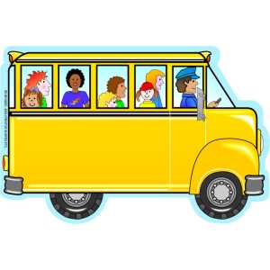 Notepad, Bus with Kids, Large, 50 Sheets