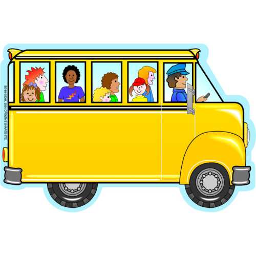 Notepad, Bus with Kids, Large, 50 Sheets