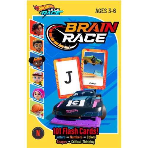 Hot Wheels Brain Race Flash Cards